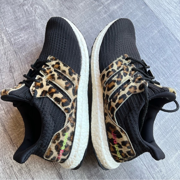 Adidas Ultraboost DNA 5 Running Shoes Black Leopard Size 13 - Picture 5 of 13